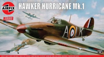 Thumbnail AIRFIX 14002V VINTAGE CLASSICS - HAWKER HURRICANE MK.1  UK SALE ONLY 
