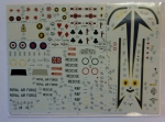 Thumbnail MODELDECAL 243. RAF PHANTOM FGR2 228 OCU 1988 WESSEX HC2/HU5 18 22 28 72 84 103 SQns