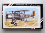Thumbnail SPECIAL HOBBY 72048 KOOLHOVEN FK-51 DUTCH VERSION