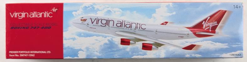 Thumbnail AIRLINER COLLECTIBLE  SM747-15N2 VIRGIN ATLANTIC BOEING 747-400