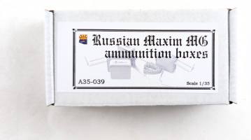 Thumbnail COPPER STATE MODELS A35-039 RUSSIAN MAXIM MG AMMUNITION BOXES
