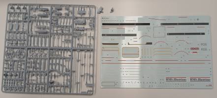 Thumbnail KINGKIT MODEL SCRAPYARD AIRFIX 14201 HMS ILLUSTRIOUS  STARTED  - UK SALE ONLY