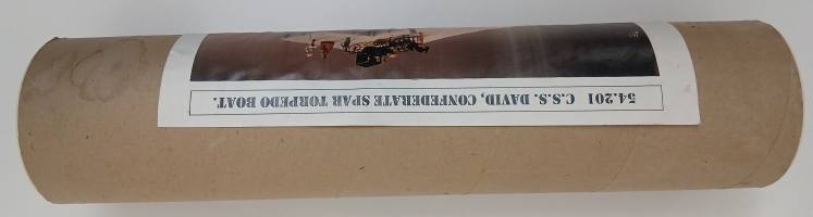 Thumbnail RESICAST 54201 CSS DAVID CONFEDERATE SPAR TORPEDO BOAT