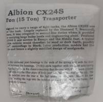 Thumbnail MATADOR MODELS 76B-8 ALBION CX24S 20 TON TRANSPORTER