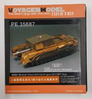 Thumbnail VOYAGER 35687 WWII BRITISH CHURCHILL 3 INCH GUN 20 CWT GUN