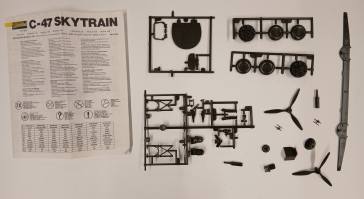 Thumbnail KINGKIT MODEL SCRAPYARD MONOGRAM 5607 C-47 SKYTRAIN  STARTED 
