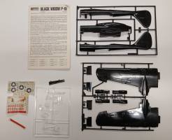 Thumbnail KINGKIT MODEL SCRAPYARD MONOGRAM 7546 BLACK WIDOW P-61  CUT DECALS   DAMAGED BOX 