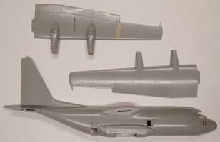 Thumbnail KINGKIT MODEL SCRAPYARD AIRFIX 10001 AC 130 H GUNSHIP STARTED DAMAGED DECALS