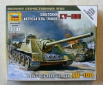 Thumbnail ZVEZDA MODELS 6211 SU-100 SOVIET SELF-PROPELLED GUN