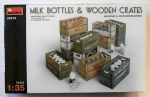 Thumbnail MINIART 35573 MILK BOTTLES   WOODEN CRATES