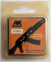 Thumbnail AK INTERACTIVE REALISTIC LIGHT LENSES 2 MM YELLOW