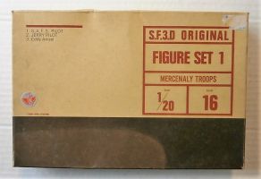 Thumbnail NITTO 25124 S.F.3.D ORIGINAL FIGURE SET 1 MERCENALY TROOPS