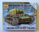 Thumbnail ZVEZDA MODELS 6141 SOVIET HEAVY TANK KV-1 mod.1940