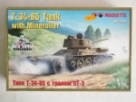 Thumbnail MAQUETTE 3561 T-34-85 TANK WITH MINEROLLER