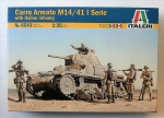 Thumbnail ITALERI  6543 CARRO ARMATO M14/41 I SERIE WITH ITALIAN INFANTRY