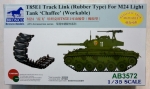 Thumbnail BRONCO 3572 T85E1 TRACK LINK  RUBBER TYPE  FOR M24 LIGHT TANK CHAFFEE  WORKABLE 