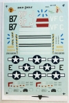 Thumbnail MICROSCALE 723. 48-139 P-51B 4 334 374 361 336 4 FIGHTER GROUPS A95