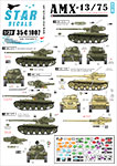 Thumbnail Star Decals 35-C1007 AMX-13/75. French Cold War markings Suez-crisis 1956