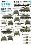 Thumbnail Star Decals 35-C1008 AMX-13 Chaffee AMX-13 SS-11. French Cold War markings Algerian war