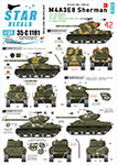 Thumbnail Star Decals 35-C1191 Korean War - US M4A3E8 Sherman   3.
