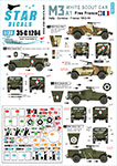 Thumbnail Star Decals 35-C1204 Free French M3A1 Scout Car. Italy Corsica France 1943-45.