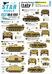 Thumbnail Star Decals 35-C1207 German Tanks in Italy 7. StuG III Ausf G Semovente M42 da 75/18 Semovente M42 da 75/34.