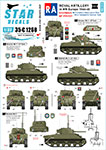 Thumbnail Star Decals 35-C1260 Royal Artillery 3. Sherman OP tanks and M7 Priest HMC in NW europe