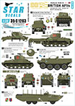 Thumbnail Star Decals 35-C1263 British Tanks AFVs in Holland. Sherman Mk V Sherman Crab DUKW Terrapin.