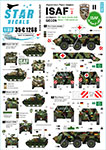 Thumbnail Star Decals 35-C1268 ISAF   2. German troops  GECON  in Afghanistan. Fuchs and Wiesel. 