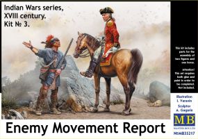 Thumbnail MASTERBOX 35217 INDIAN WARS SERIES XVIII CENTURY 3 ENEMY MOVEMENT REPORT