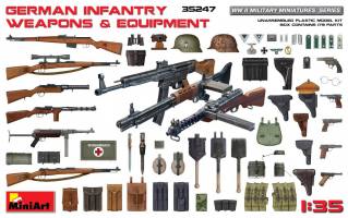 Thumbnail MINIART 35247 GERMAN INFANTRY WEAPONS AND EQUIPMENT