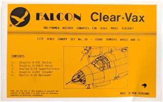 Thumbnail FALCON CANOPY SET NO.10 USAAF BOMBERS WORLD WAR II