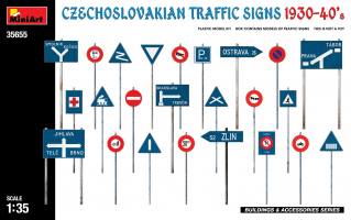 Thumbnail MINIART 35655 CZECHOSLOVAKIAN TRAFFIC SIGNS