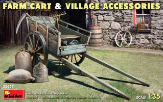 Thumbnail MINIART 35657 FARM CART   VILLAGE ACCESSORIES 
