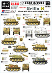 Thumbnail Star Decals 35-852 Grille Ausf H. 15cm sIG 33 auf Pz 38 t Sdkfz 138/1