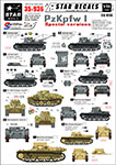 Thumbnail Star Decals 35-936 PzKpfw I - special versions. Ladungsleger Ammo carrier Pz I F etc...