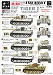 Thumbnail Star Decals 35-978 Tiger I Ausf E Mid Production with Zimmerit.