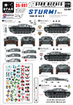 Thumbnail Star Decals 35-997 Sturm 3. StuG III Ausf B. StuG.Abt 182/185/210/243.