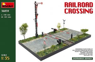 Thumbnail MINIART 36059 RAILROAD CROSSING
