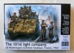 Thumbnail MASTERBOX 35164 THE 101st LIGHT COMPANY. US PARAS   BRITISH TANKMAN FRANCE 1944