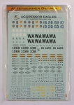 Thumbnail AFTERBURNER DECALS 1449. 72001 AGGRESSOR EAGLES F-15 2006