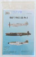 Thumbnail BLACKBIRD MODELS 3774. BMD72029 RAF 1945-50 PT 1