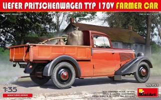 Thumbnail MINIART 38060 LIEFER TYP 170V PRITSCHENWAGEN FARMER CAR