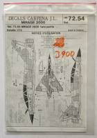 Thumbnail DISCOUNT DECALS 3900. 72.54 DECALS CARPENA J.L. MIRAGE 2000