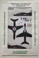 Thumbnail XTRADECAL 3991. XT72085 BAE HAWK T.1 2008 DISPLAY AIRCRAFT 19 SQN 208 R  SQN AND RED ARROWS 19 SQN SPITFIRE MK1