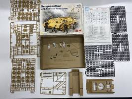 Thumbnail KINGKIT MODEL SCRAPYARD ICM 35342 BERGEPANTHER WITH GERMAN TANK CREW  INCOMPLETE   STARTED 
