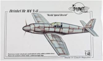 Thumbnail PLANET MODELS 229 HEINKEL HE 100 V-8 WORLD SPEED RECORD NO.229