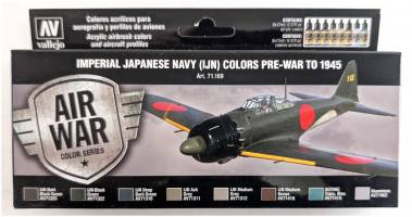 Thumbnail VALLEJO 71.169 IMPERIAL JAPANESE NAVY IJN COLORS PRE-WAR TO 1945