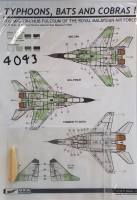 Thumbnail DISCOUNT DECALS 4043. VFA THE MIG-29N/NUB FULCRUM OF THE ROYAL MALAYSIAN AIR FORCE 