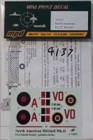 Thumbnail DISCOUNT DECALS 4137. MINI PRINT DECAL 72535 NORTH AMERICAN B-25C MITCHEL